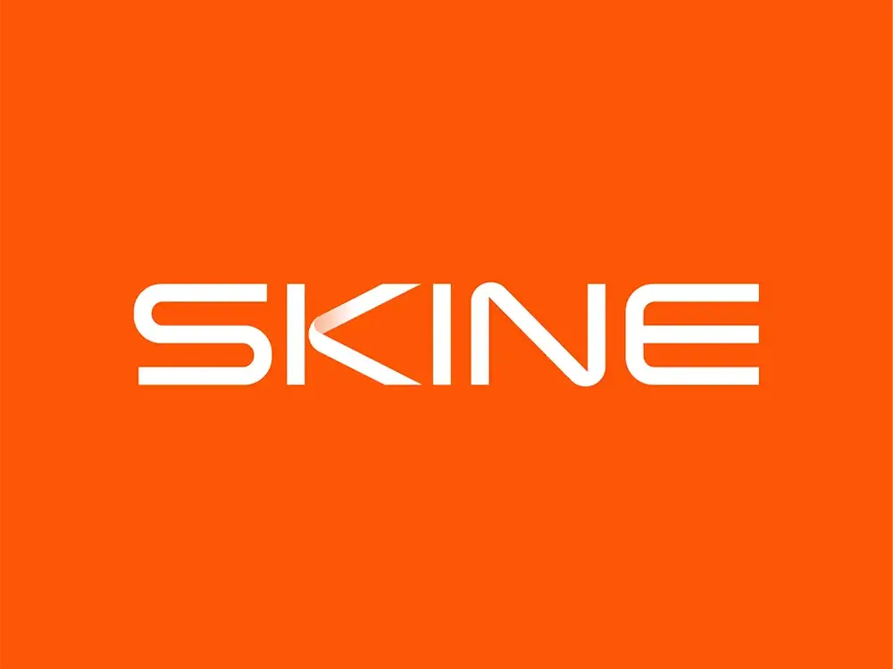 Le studio de communication freelance fait un logo pour SKINE, entreprise de logiciels Microsoft