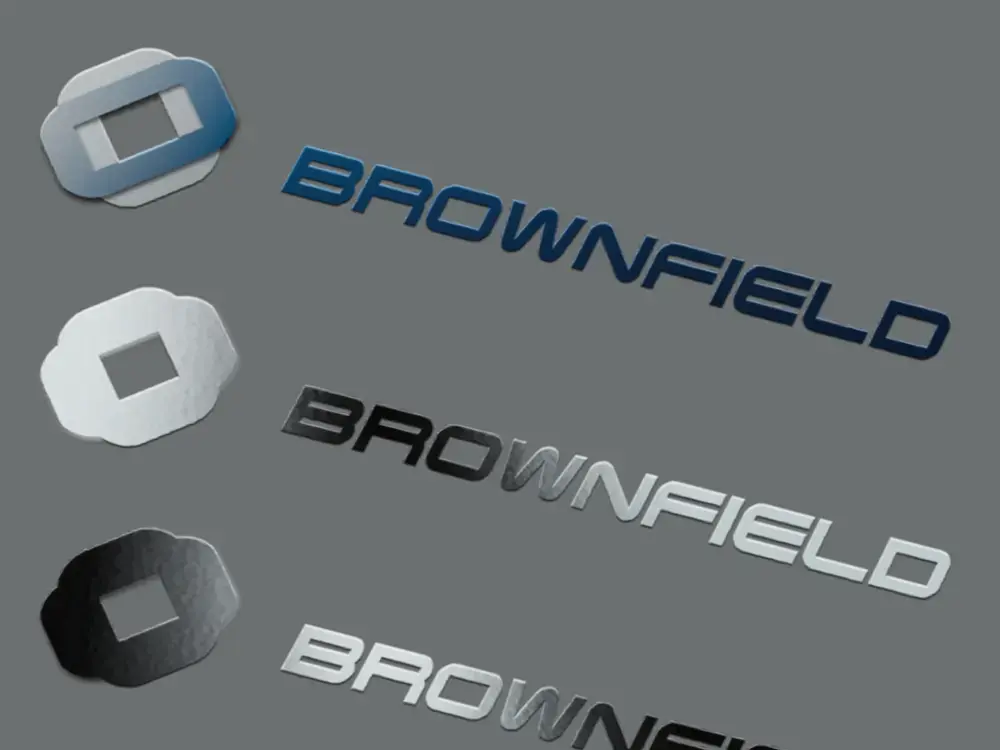 Le studio de communication freelance e-conique fait un logo pour Brownfield