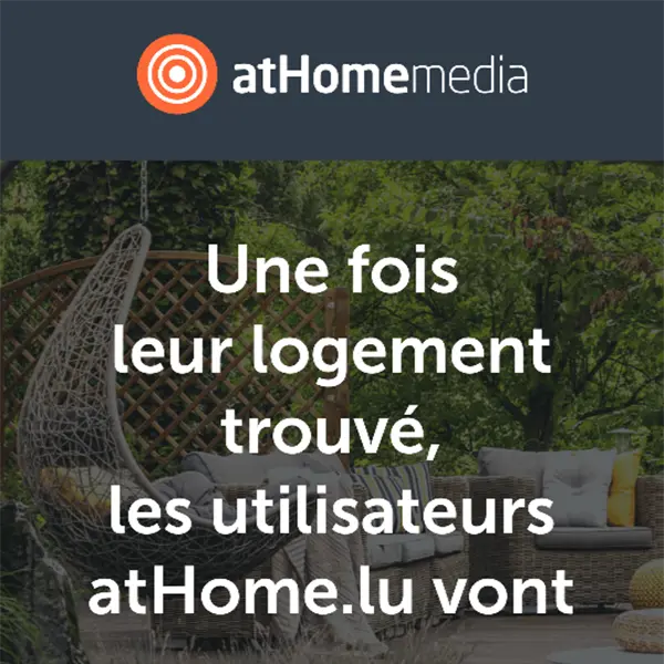 2 bannières animées pour atHome Group