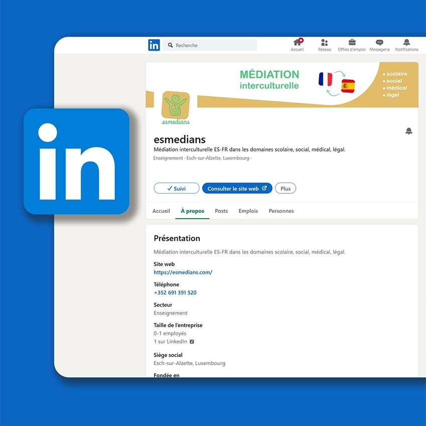 e-conique a crée la page Linkedin d'une nouvelle société installée à Esch-sur-Alzette au Luxembourg.